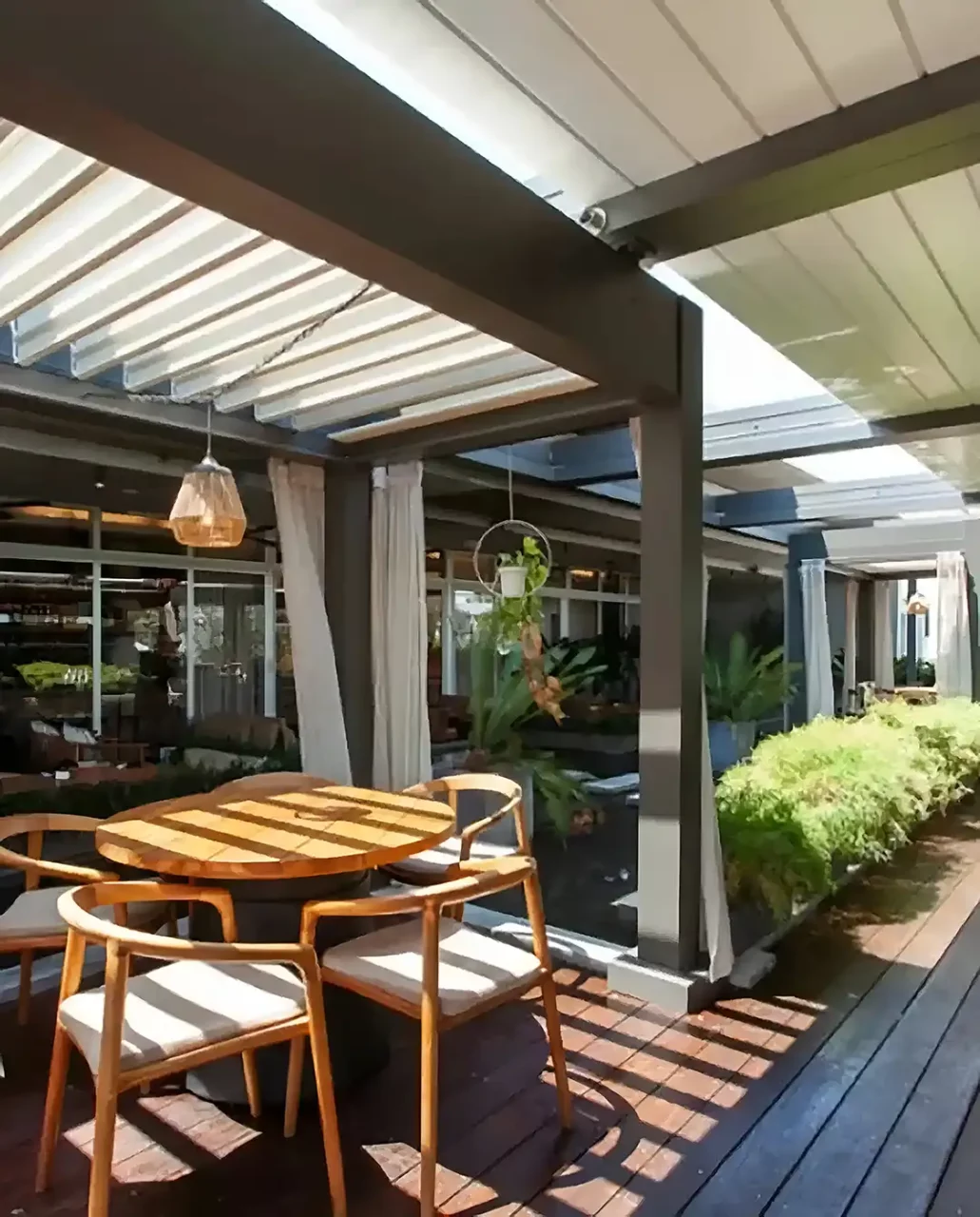 rooftop pergolas design ideas - pergolas for restaurants