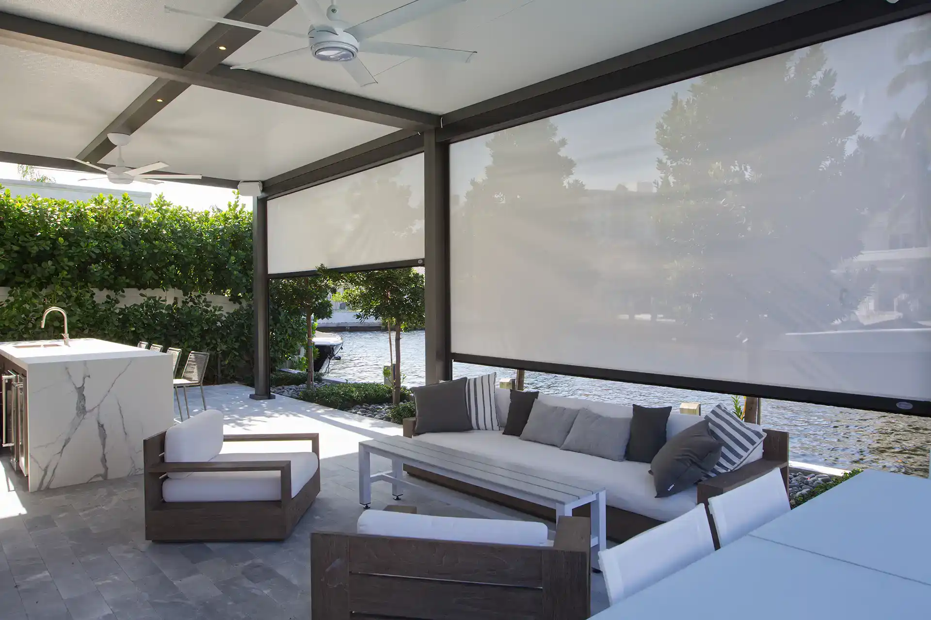 outdoor privacy screens contractor in colorado - Deck Screening and Pergola Screening Ideas