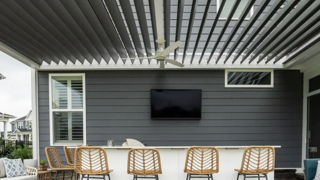 Pergola Installation in Castle Rock, CO | Louvered & Cedar | Alta Outdoor Living